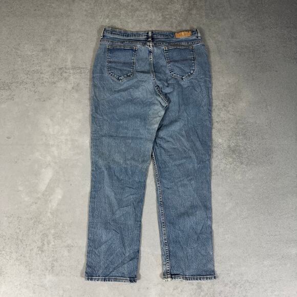 Riders by Lee Classic Fit Straight Leg Denim Medium Wash Jeans - Size: 18M - Picture 6 of 9